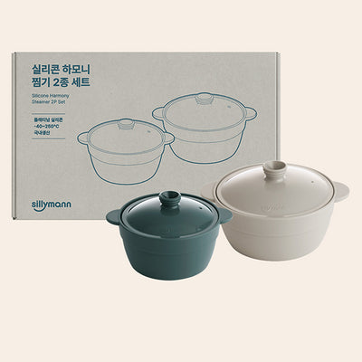 Easyway Harmony Steamer Set (Large + Small Round)_Korea Direct Delivery B