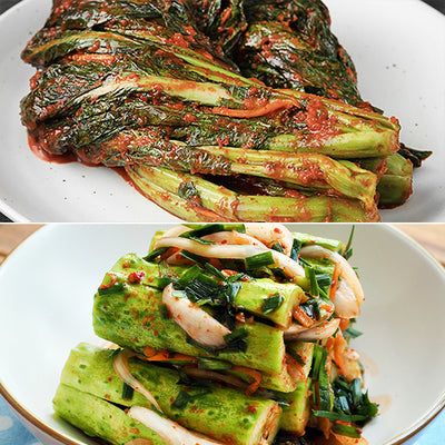 Yeoncheon Bossam Kimchi + Cucumber Kimchi + Mustard Leaf Kimchi_Korea Direct Delivery C