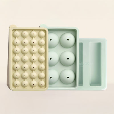 Cream Silicone Baby 4-Piece Set(Cream Yellow)_Korea Direct Delivery D
