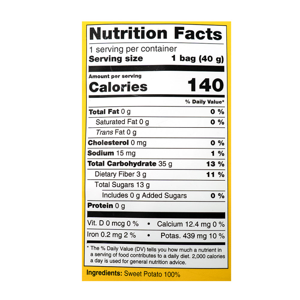 Korean Sweet Potato Chips 40g x 3 Packs (Set)