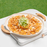 [LIHAN] 모브 IH도자기 그리들 34cm 크림_무료배송특가