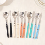 Sentier Satin Spoon + Chopstick Set Sky