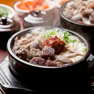 [순대국세트] 하영호 신촌설렁탕 500g x 2팩 + 전통순대 1lb + 삶은 돼지 부속모듬 7oz (묶음)_ 타임딜