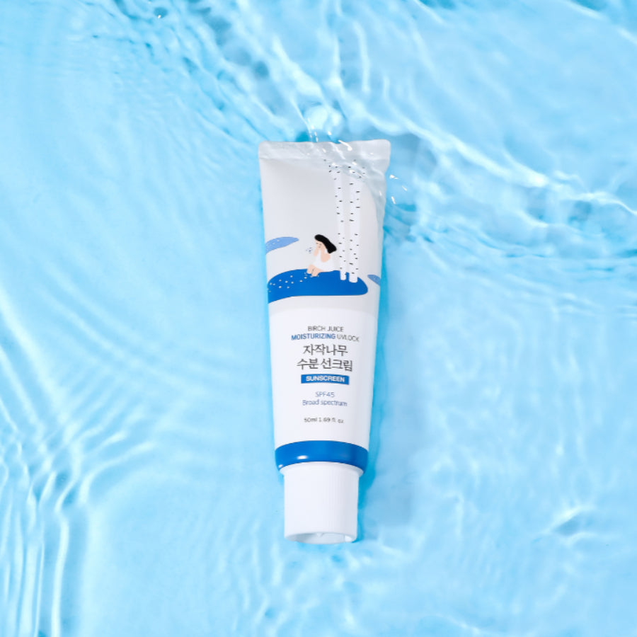 [라운드랩] 자작나무 수분 선크림 50ml (SPF 45+) x 3개 (묶음)