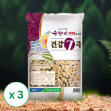[2024년][연수네쌀가게] 수향미 현미로 만든 건강7곡 2kg x 3팩_무료배송(묶음)
