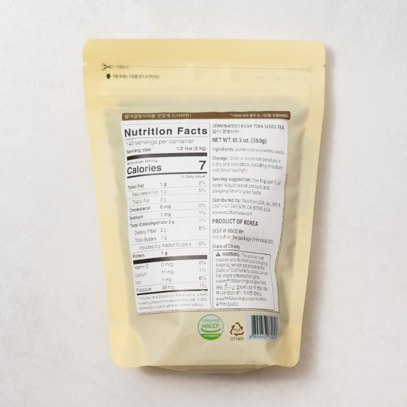 Korean Sprouted Cassia Seed Tea 350g
