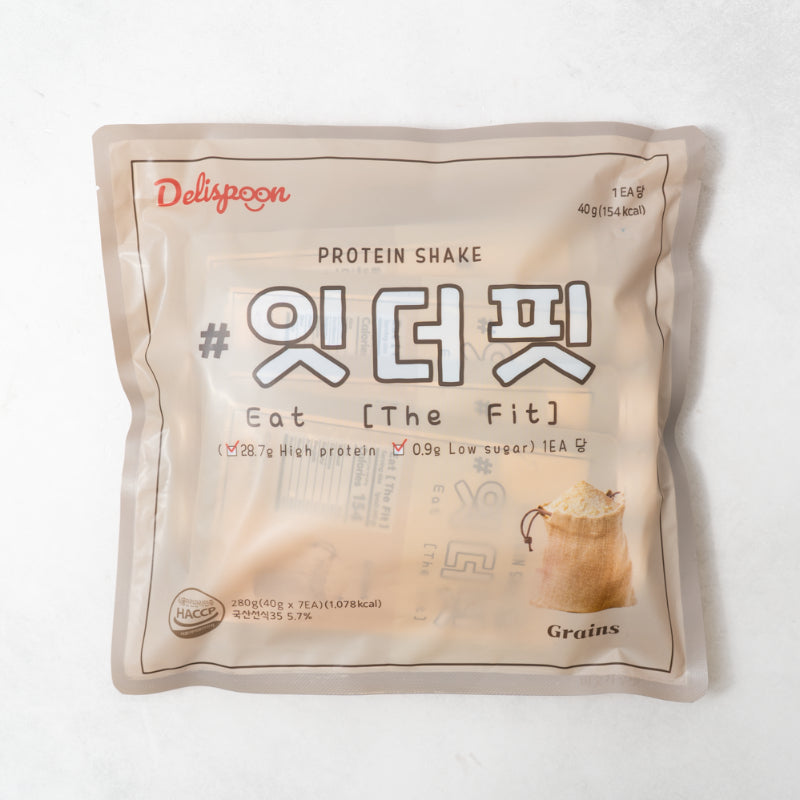 Eat The Fit Shake - Double Chocolate Flavor 280g x 2 Pack + Misugaru Flavor 280g x 2 Pack