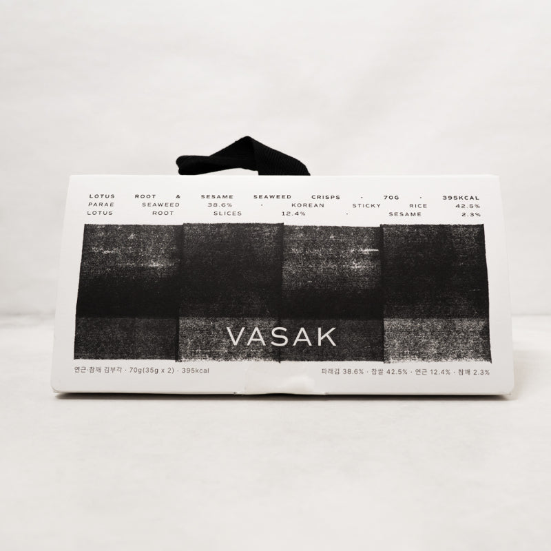 [바삭] VASAK 연근·참깨 김부각 선물세트 70g (35g x 2개입)