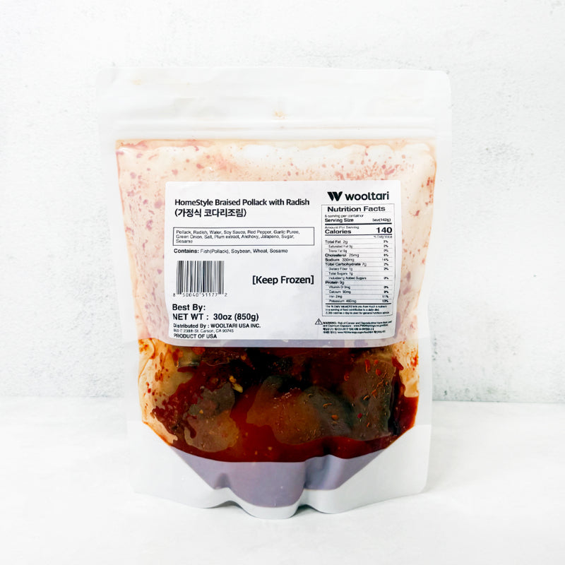 Braised Semi-dried Pollack with Radish 850g