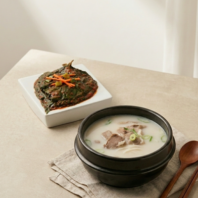 [울타리] 설렁탕 2lbㅣ*증정* [예소담] 생깻잎 김치 400g (묶음)