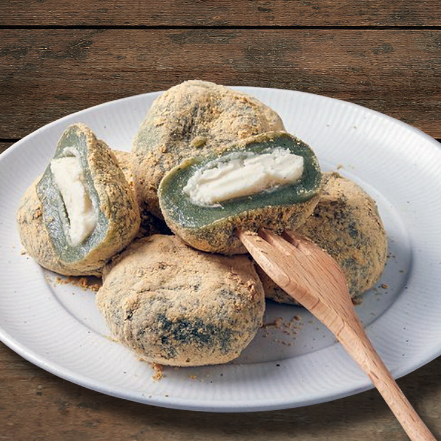 [1+1][마음이가] 흰콩쑥개떡 600g (묶음)