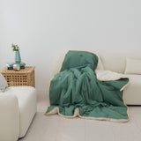 [한국직배송 E] 한길침장 극세사 담요 에코 SS/Q (색상:민트/차콜/소라)