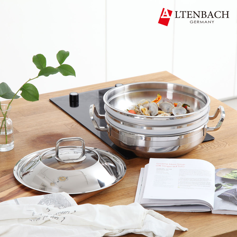 Altenbach Signature Multi Kessel Party Wok 24cm / 28cm Size Options_Korea Direct Delivery B