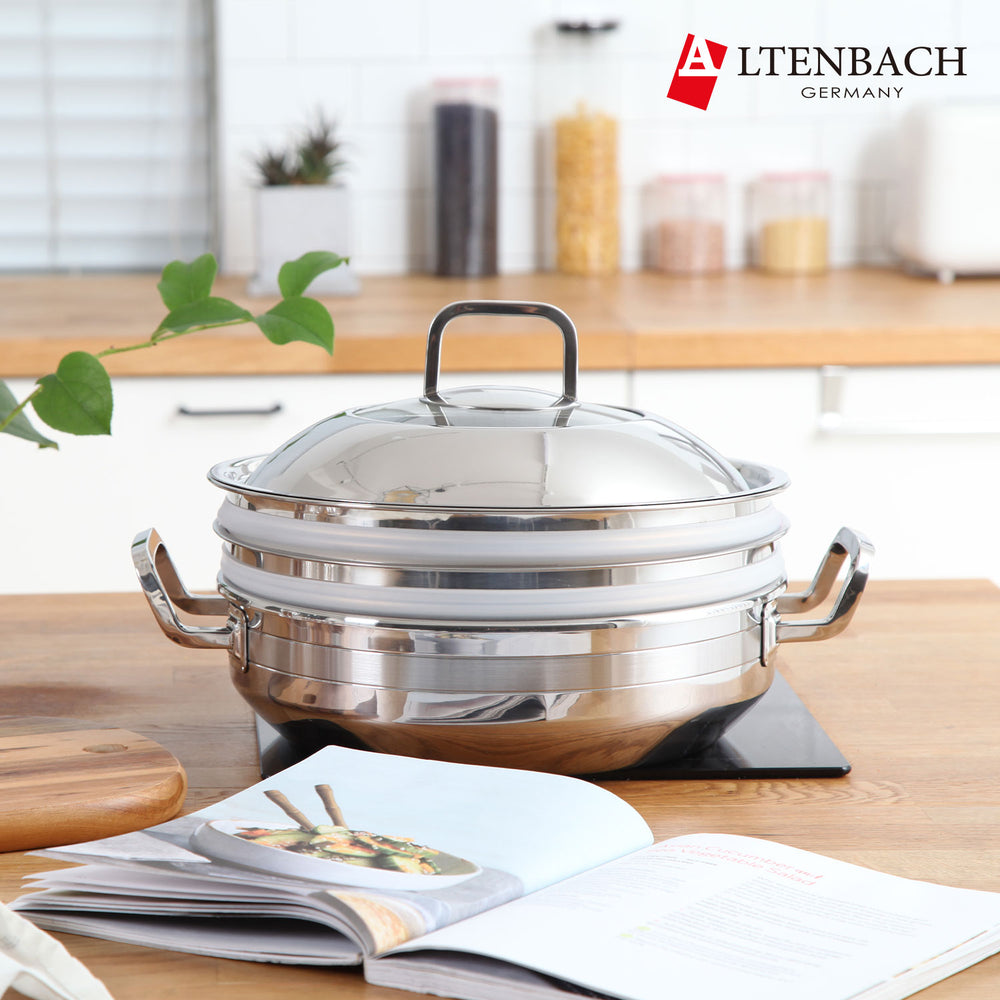 Altenbach Signature Multi Kessel Party Wok 24cm / 28cm Size Options_Korea Direct Delivery B