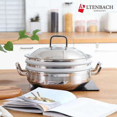 Altenbach Signature Multi Kessel Party Wok 24cm / 28cm Size Options_Korea Direct Delivery B