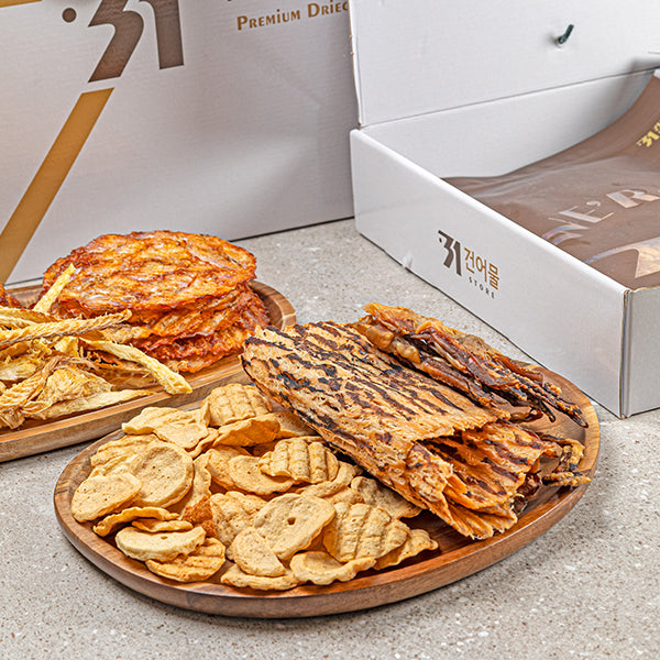 [한국직배송 C] 강릉 3代 삼일건어물 쥐포&아귀포 선물세트