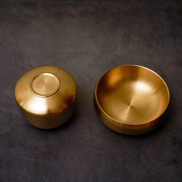 [경복수라] 한국산 티타늄 이중한식기세트 3P