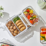 [한국직배송 D] 고트만 네오크리스탈락 트라이탄 밀폐용기 10종 화이트/블랙