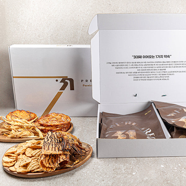 [한국직배송 C] 강릉 3代 삼일건어물 쥐포&아귀포 선물세트