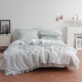 [한국직배송 A] 한길침장 겨울용 차렵이불 도비원단 모달100% 아이유 SS/Q(10OZ) (색상:화이트/민트그레이/블루)