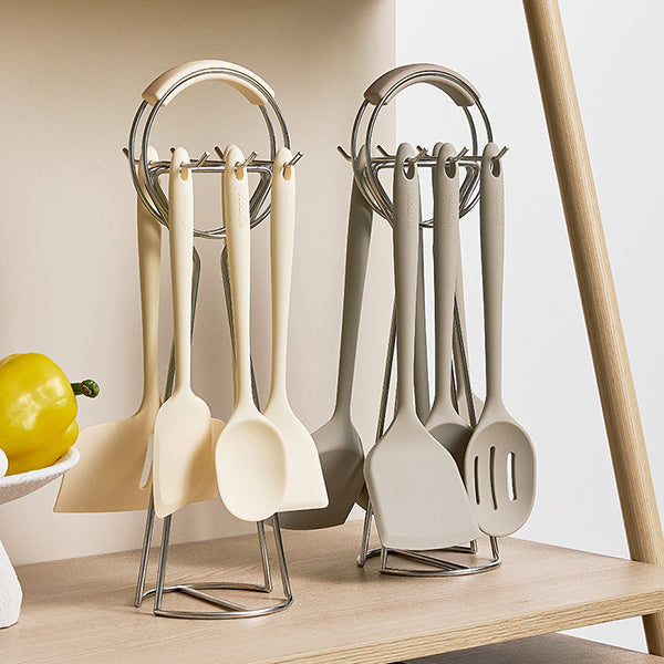 [한국직배송 A] 실리만 하모니 조리도구 5종 거치대 세트 + 하모니 안심도마 3종 옵션구매