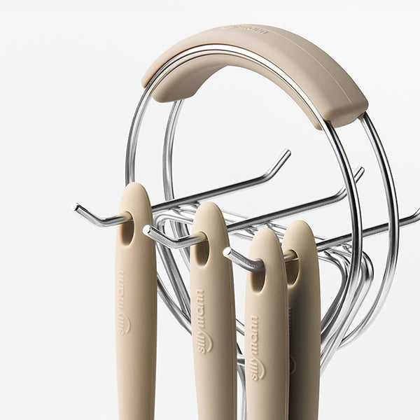 [한국직배송 A] 실리만 하모니 조리도구 5종 거치대 세트 + 하모니 안심도마 3종 옵션구매