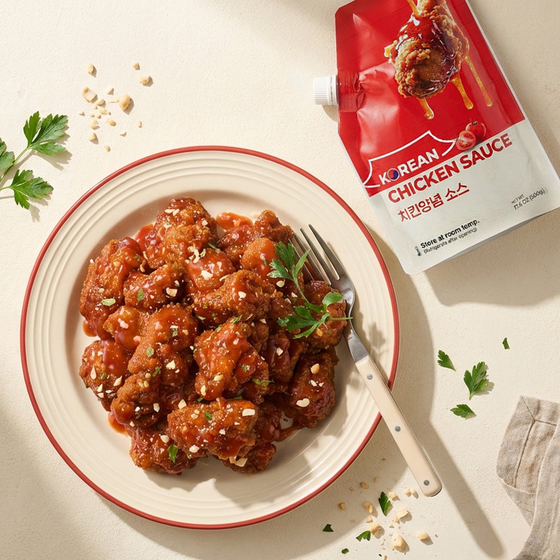 [에코라인] 치킨 양념 소스 500g