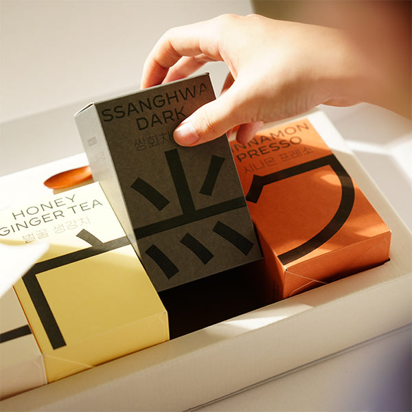 [티어스] 한국 전통차 4종 컬렉션 선물세트(120g x 4) x 2 박스_무료배송 (묶음)