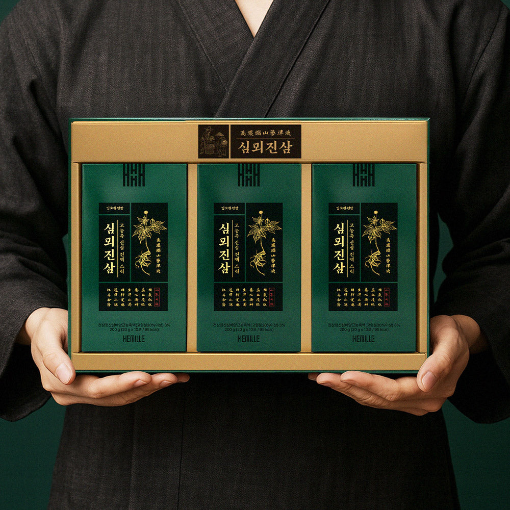 [한국직배송 C] 김소형원방 150년근 산삼 진액스틱 심뫼진삼 1박스/2박스 옵션구성