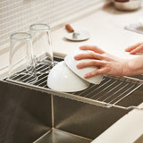 [Korea Direct Delivery C] VATYA Stainless Sink Rack + (*Option) Compost Pail, Square Washing- up Bowl