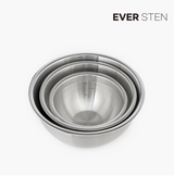 [Korea Direct Delivery C] EVER STEN Mixing Bowl with Lids (3 Bowls +3 Lids)