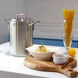 [Korea Direct Delivery B] AMT 316Ti 5-Ply Sharp Stainless Steel Pasta Pot with Strainer, 16cm