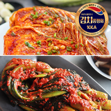 [한국직배송 B] 빛고을 남도식 포기김치 2kg + 갓김치 2kg