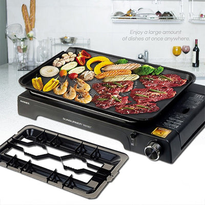 [Korea Direct Delivery B] Ranee Sun Burner Portable Wide Gas Grill REWG-9300B