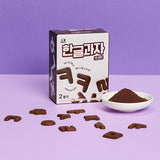[스윅] 재밌는 한글과자 초코맛 100g (50g x 2개입) x 2팩 (묶음)