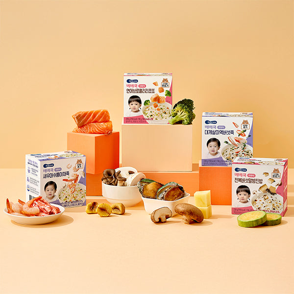 [한국직배송 A] 베베쿡 새우머쉬룸야채죽 (110g x 20개) 1박스