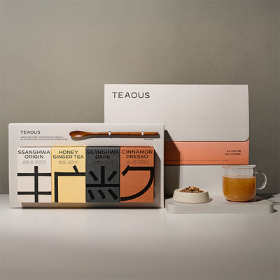 [티어스] 한국 전통차 4종 컬렉션 선물세트(120g x 4)