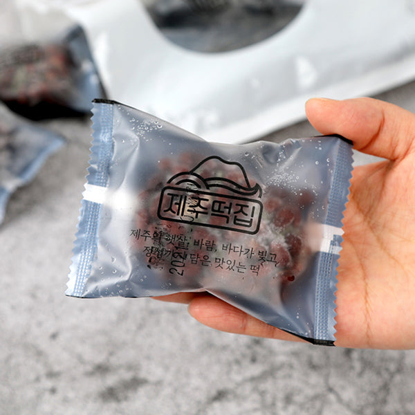 [Jeju Tteokjip] Jeju Traditional Red Bean Omegi Rice Cake (40g x 10 pieces)