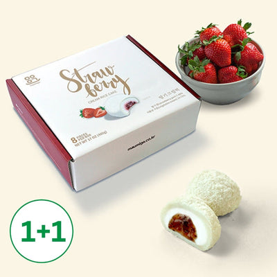 [1+1][마음이가] 딸기 크림떡 480g (묶음)_타임딜