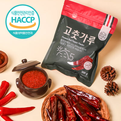 [2025년산][천사애땅] 해남 고춧가루 보통맛 500g
