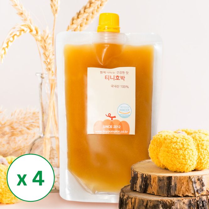 [티니호박] 국내산 호박식혜 300ml x 4팩 (묶음)