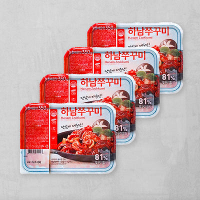 [주현푸드] 하남쭈꾸미 보통매운맛 350g x 4팩 (묶음)_타임딜