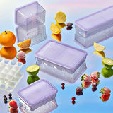 Freezer Container One-Meal Set 9P(Pink/Lavender/Gray)_Korea Direct Delivery B

