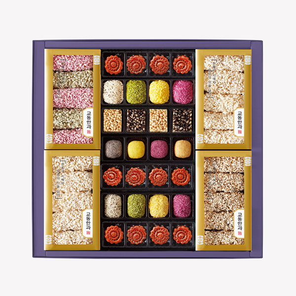 Gyodong Hangwa Dungduhkung 2-Tier Gift Set_Korea Direct Delivery B