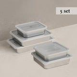 [Korea Direct Delivery B] Altenbach Stainless Steel Tray with Rack (Set of 5) 