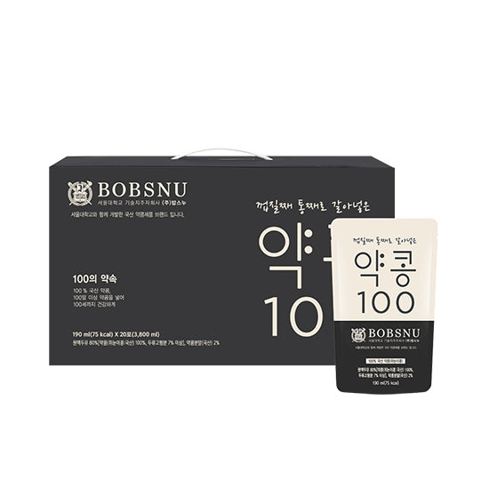 [Sengtae Mom] Fermented Soybean Powder 1kg + [Bobsnu] Soy Milk (Yakkong100) 1box + Yeongju Apple Juice 1box_Free Shipping