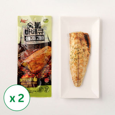 [선해수산] 바다소리 숯불바베큐 숯불구이 고등어 70g x 2팩 (묶음)
