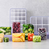 Freezer Container One-Meal Set 9P(Pink/Lavender/Gray)_Korea Direct Delivery B
