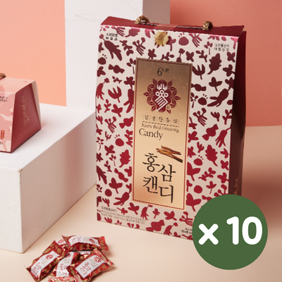 Red Ginseng Candy 500g x 10 box_ Free shipping (Set)