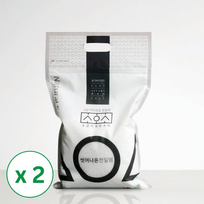 [소오소] 소금이 오는 소리 천일염 3kg x 2팩_무료배송특가 (묶음)